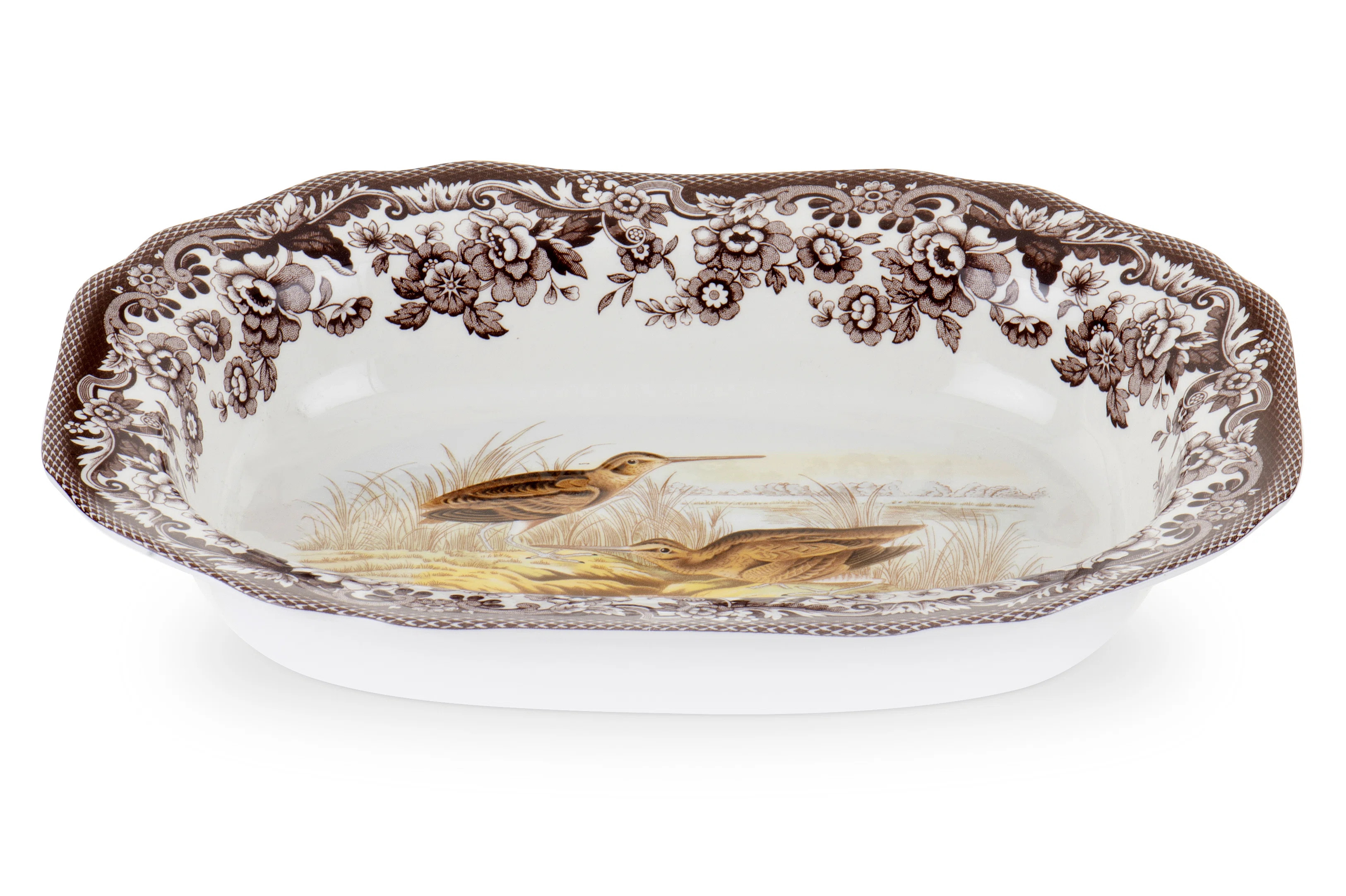 Spode Woodland Lrg Open Veg Dish 11.5" Snipe | Wayfair North America