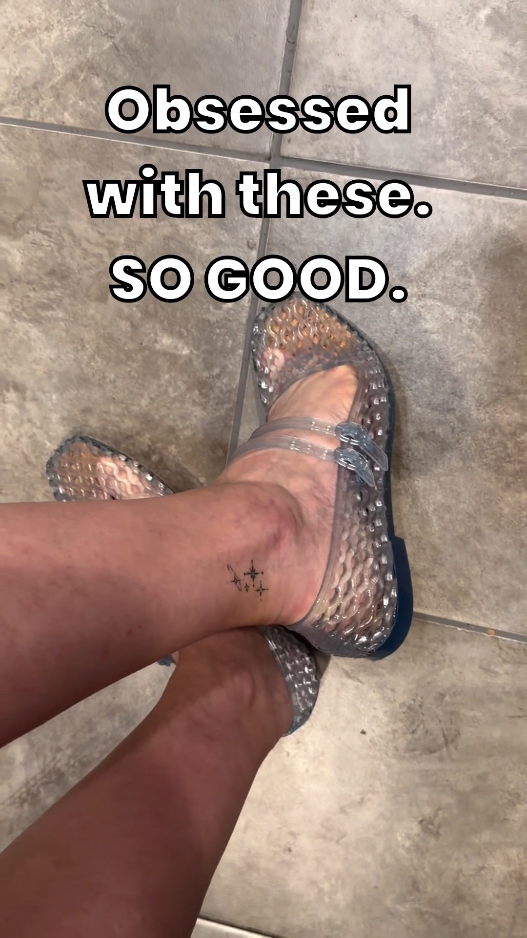These slightly blue Sam Edelman jellies are going to be in high rotation this summer. And perfect sandal for runners who need a little bit of a veil over their sad toes. (IYKYK.)

#LTKSeasonal #LTKOver40 #LTKActive