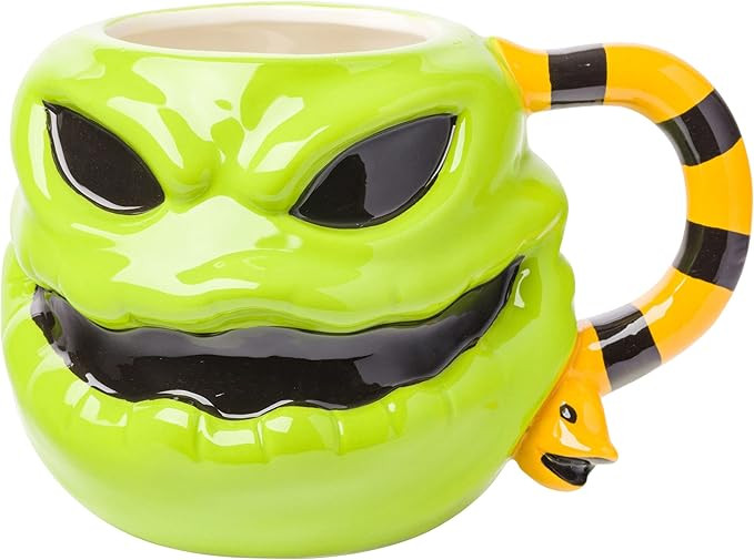 Silver Buffalo Disney Nightmare Before Christmas Oogie Boogie Ceramic 3D Sculpted Mug, 20 Ounces | Amazon (US)