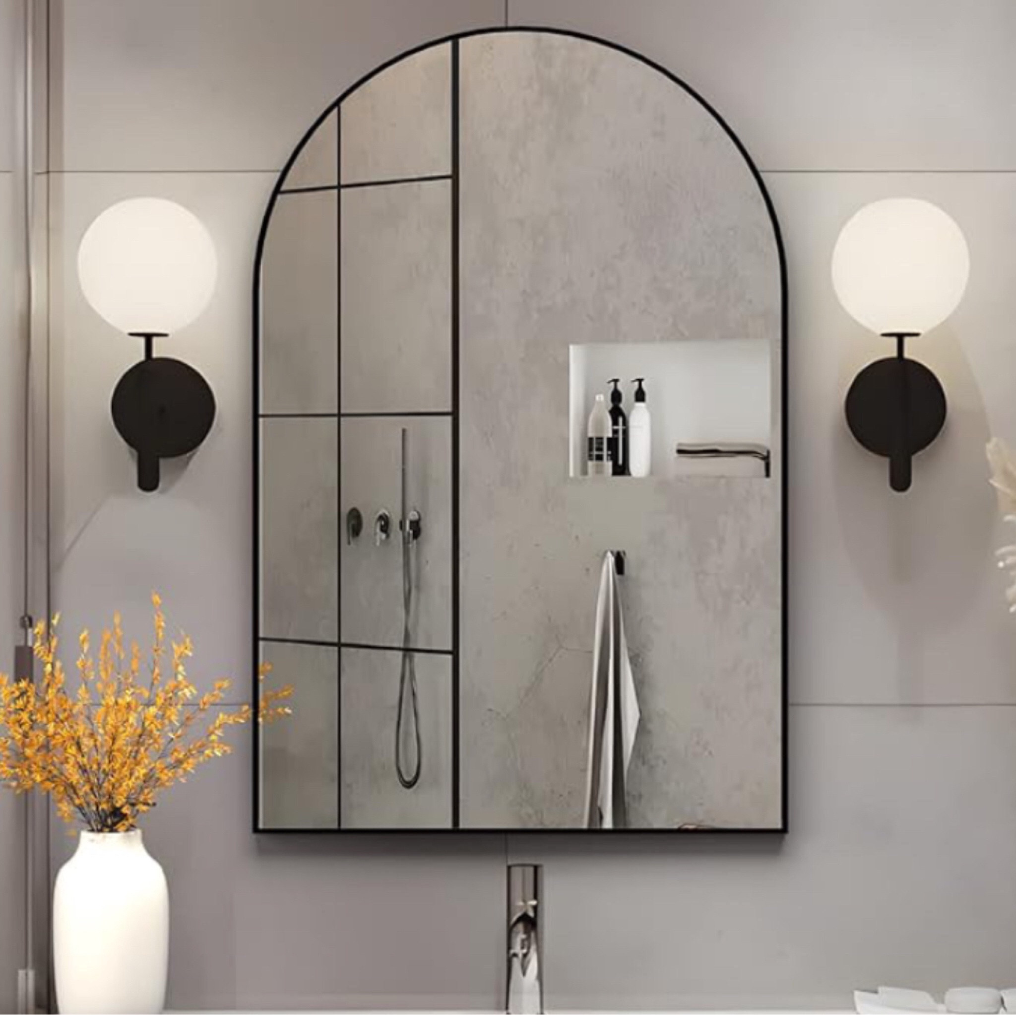 Arched black mirror #archmirror

#LTKsalealert #LTKhome