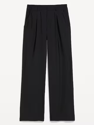 High-Waisted SleekTech Trouser Pants | Old Navy | Old Navy (US)