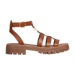 Clea Triomphe gladiator chunky calfskin sandals - vegetal tanning - CELINE | 24S (APAC/EU)