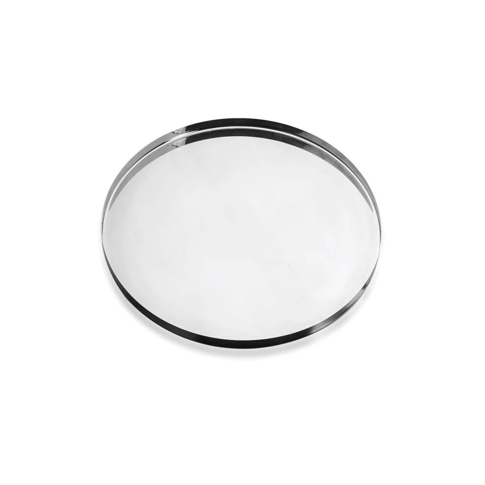 Home
	  
		
	  
	    /
	    Mepra Stile By Pininfarina Plain Silver Round Tray | Sabavi Home