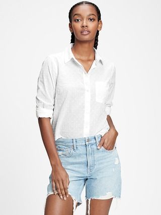 Button-Front Pocket Shirt | Gap Factory