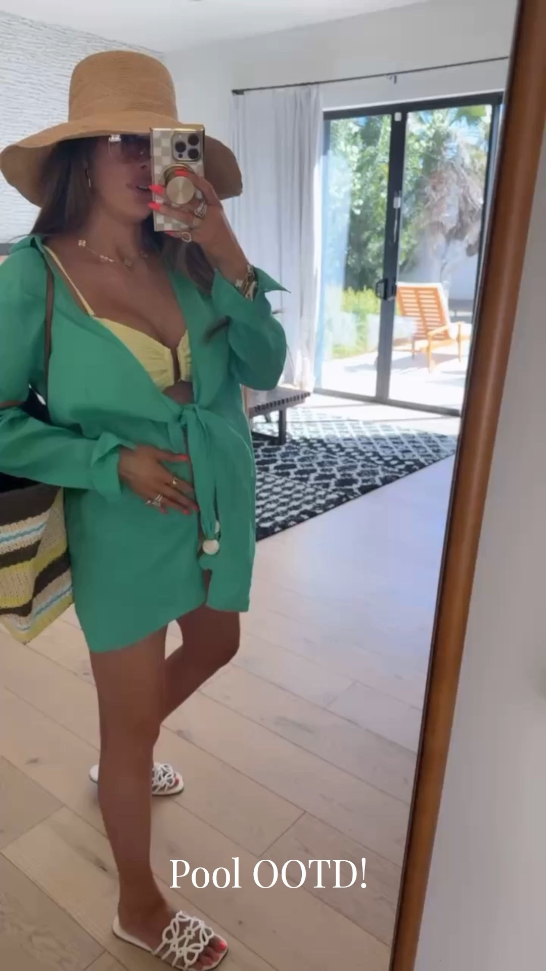 Wearing a size large in swimsuit (reminds me of zimmermann) and size medium in coverup! Linking the lookalike Loewe sandals as well! 

Spring Outfits, Pool outfit, Beach outfit, Vacation Outfits, Vacation Outfits Beach, Zimmermann swimsuit lookalike, Emily Ann Gemma 

#LTKootd #LTKTravel #LTKSwim