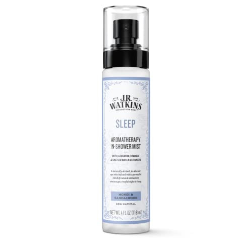 J.R. Watkins Sleep Aromatherapy in-Shower Mist, Natural Monoi & Sandalwood, 4 oz | Amazon (US)