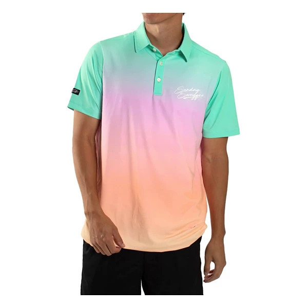 Men's Sunday Swagger Sunset Polo Medium Pink | Scheels