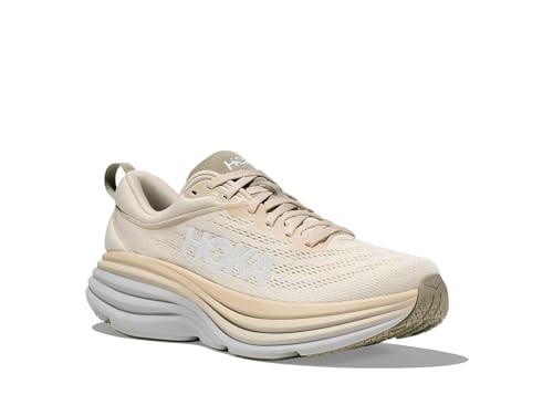 Hoka Men's Bondi 8 Oat Milk/Barley 9.5 Medium | Amazon (US)