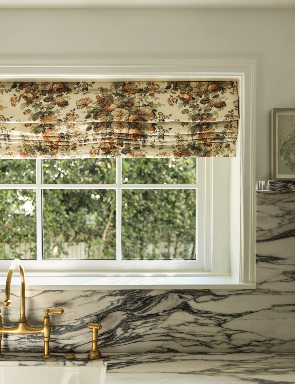 Soter Linen Roman Shade | Lulu and Georgia 