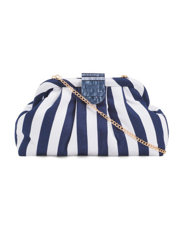 Striped Clutch for Women | Leather | Marshalls