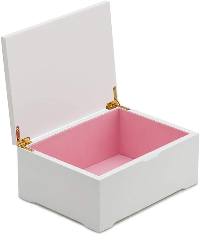 Mile And Stone Keepsake Boxes - Elegant Wooden Storage Box for Storing Keepsake - Wooden Jewelry ... | Amazon (US)