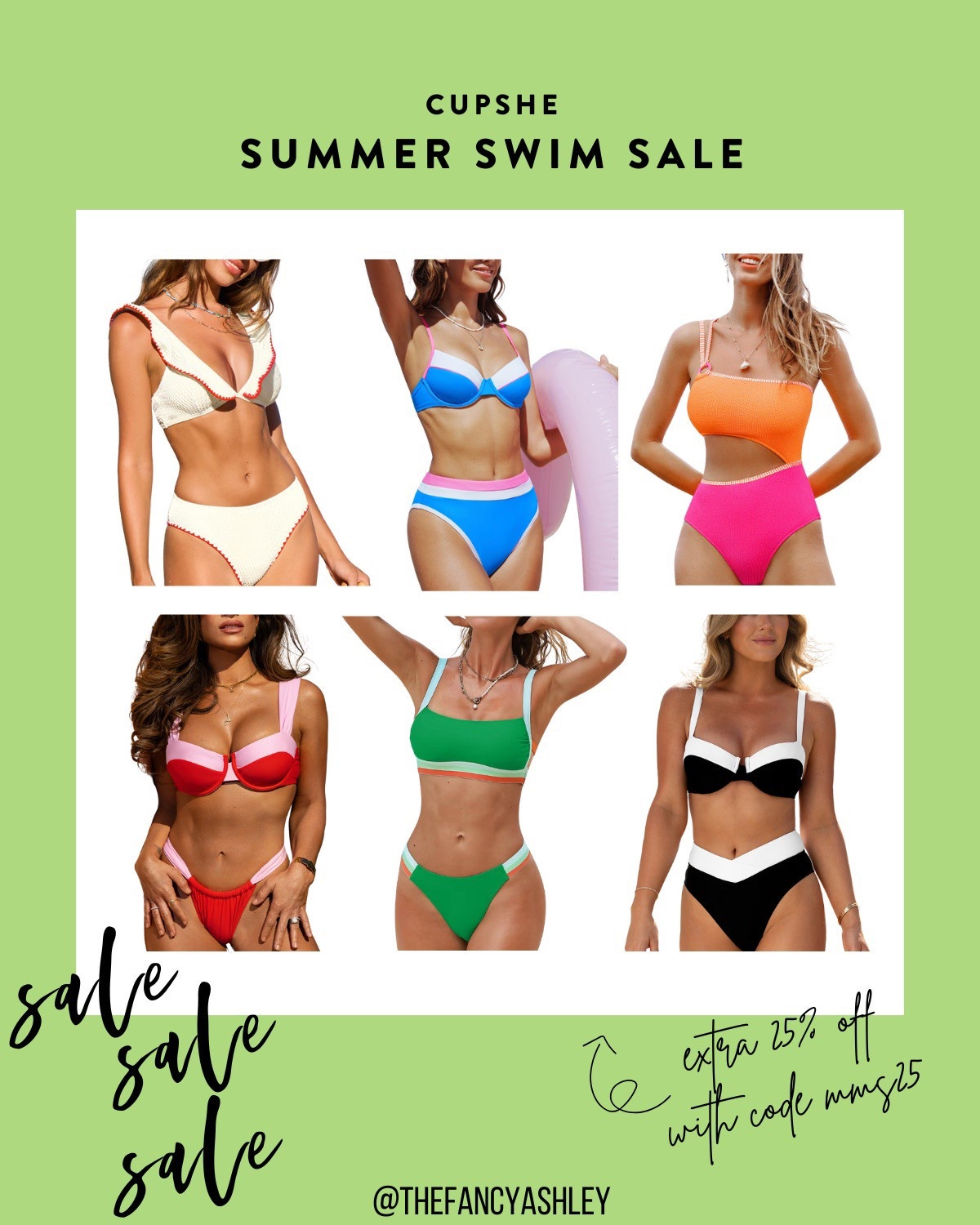 Cupshe is officially my new summer swimwear bestie—TONS of cute styles and colors that'll have you beach pool season ready in a snap. They're having a major weekend sale, so grab your faves and save up to 25% off with code MMS25! 

#LTKSaleAlert #LTKSummerEdit #LTKSwim