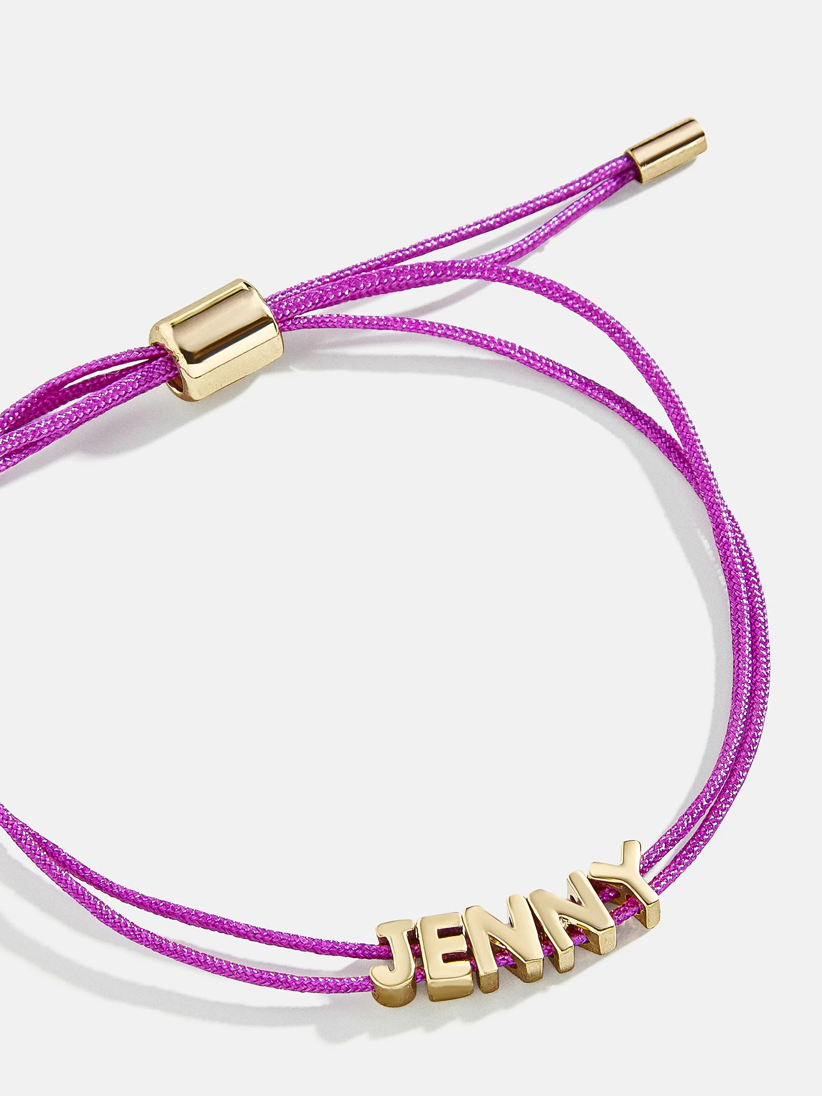 Custom Cord Bracelet - Neon Purple | BaubleBar