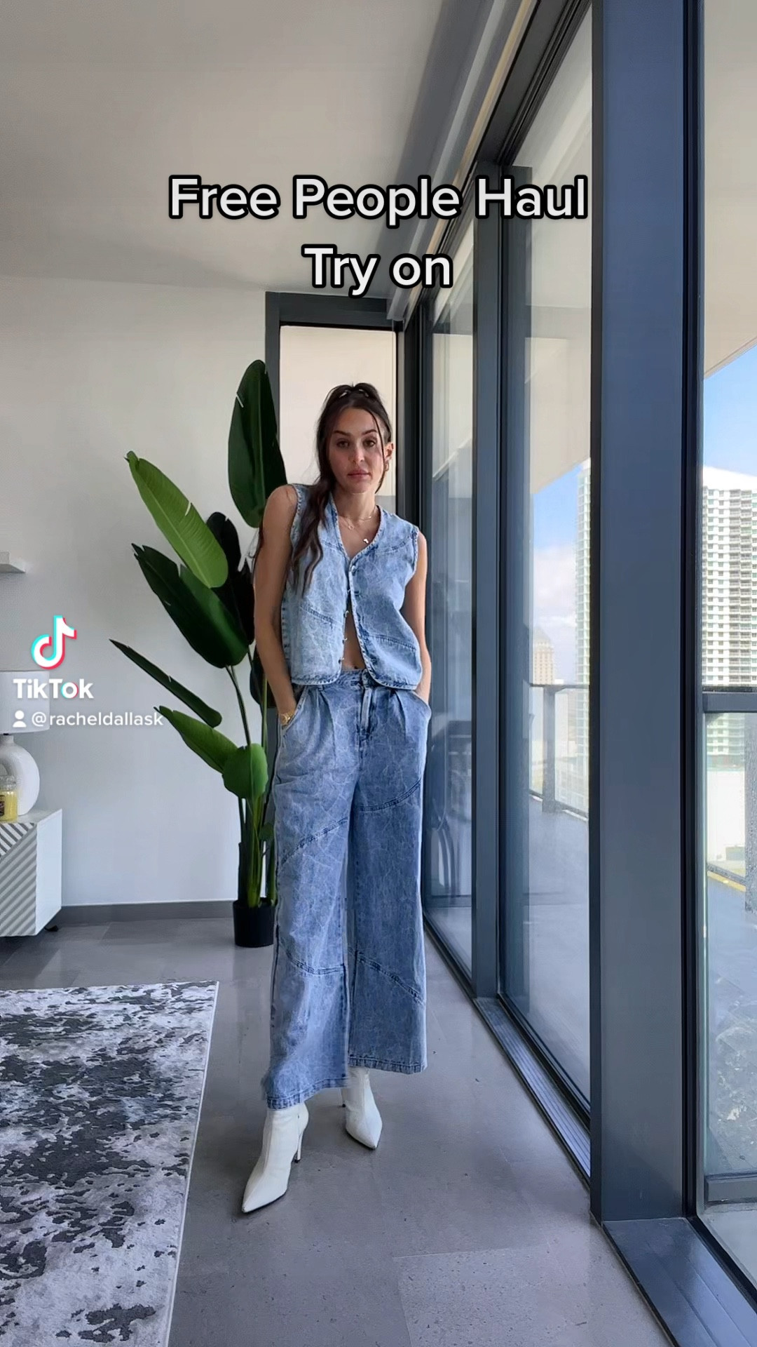 Major Free People haul try on