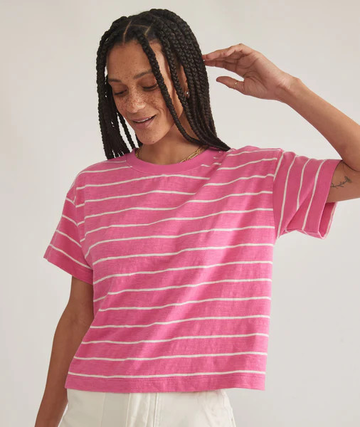 Sadie Vintage Slub Crop Tee | Marine Layer
