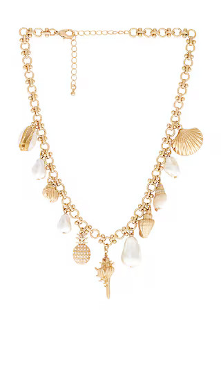 Ariel Necklace in Gold | Revolve Clothing (Global)