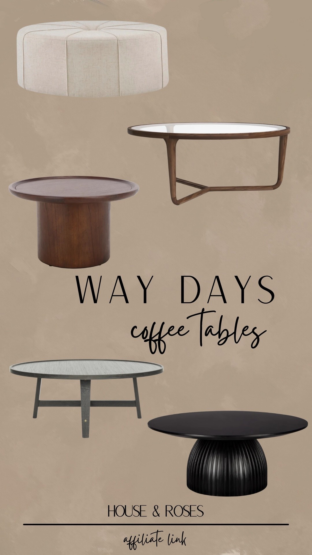 Round coffee tables all on sale for Way Days at Wayfair Canada! 

#LTKSaleAlert #LTKHome