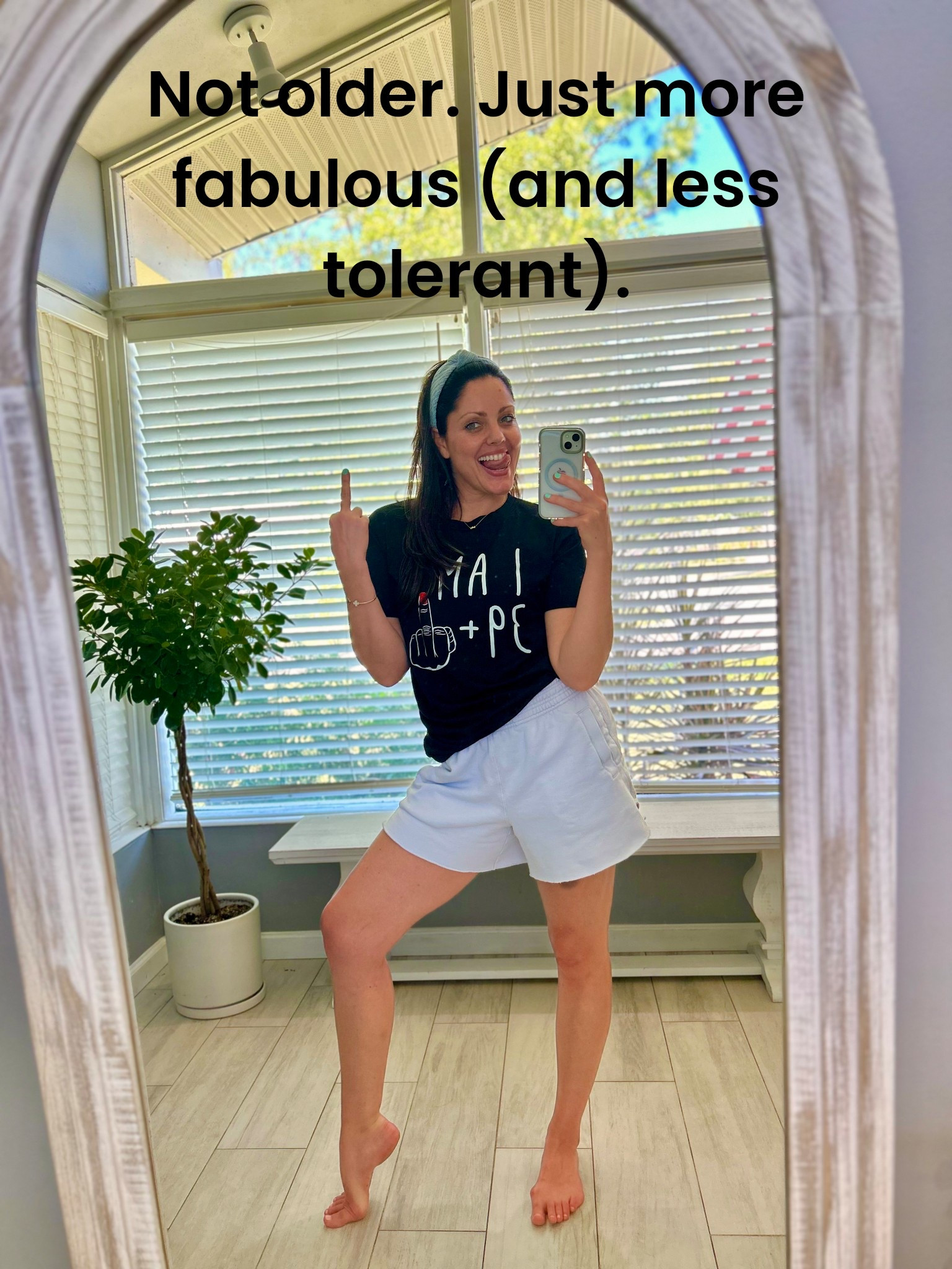 39 + 1 and still spicy.
This shirt says it all—turning 40 never looked this bold.
Linking my exact one because IYKYK (wearing Medium). Middle fingers optional… but encouraged.
.
#LTK40 #Etsyfinds #MomLifeStyle #Turning40 #FunnyGraphicTees #LTKfashion


#LTKHome #LTKOver40 #LTKFindsUnder100