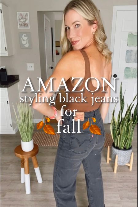 These are my favorite jeans ever and I shared this same style recently in white!  Sharing three ways to style these including with these two button down shirts and this adorable knit top!

#founditonamazon #amazonfashion #womenscasual #simplefashion #falltransition #transitionoutfit #amazonmusthaves #amazoninfluencer #momoutfit #casualstyle #fallstyle #fallfashion #fallfashiontrends #casualoutfit #plaidshirt #aestheticoutfits