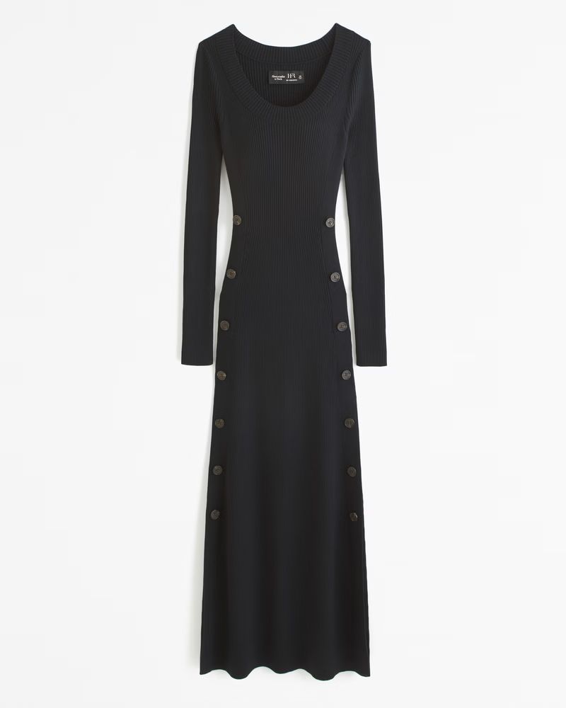 Long-Sleeve Maxi Sweater Dress | Abercrombie & Fitch (US)