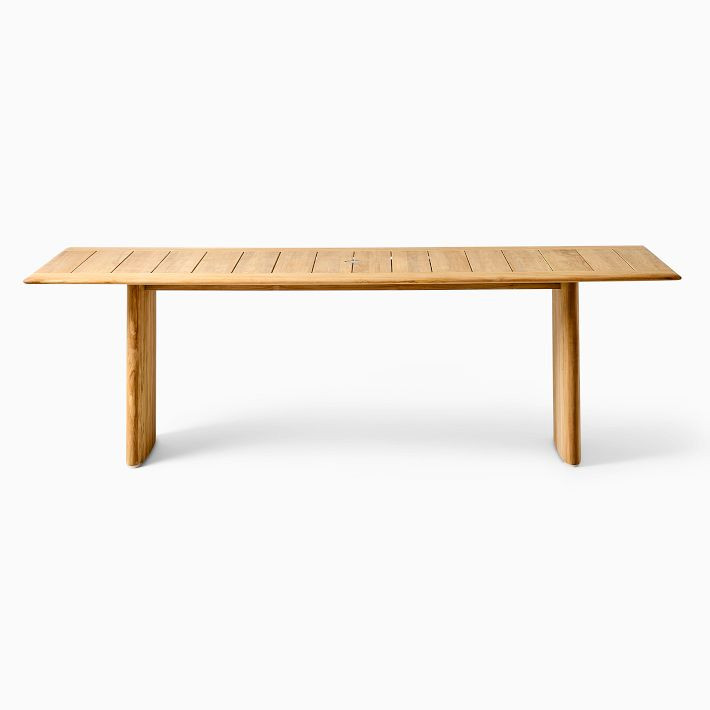 Anton Outdoor Teak Dining Table (72"–96") | West Elm (US)