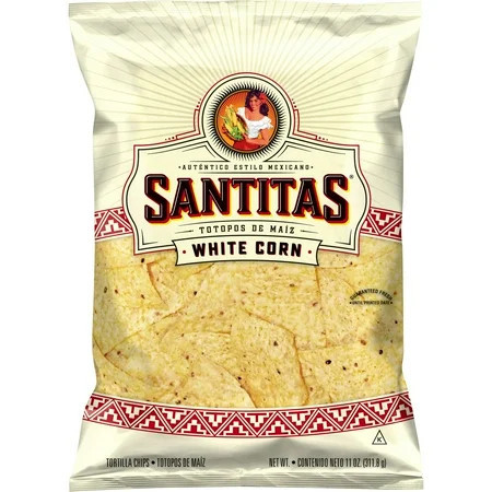 Santitas White Corn Tortilla Chips Snack Chips, 11 oz Bag | Walmart (US)