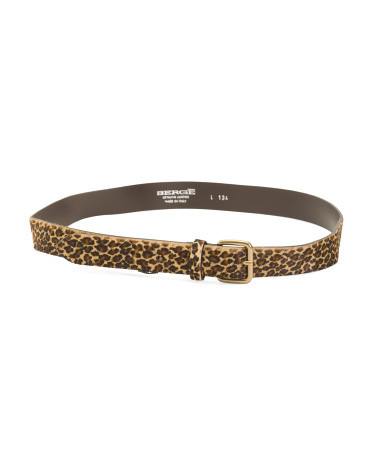 Made In Italy Leather Printed Belt | TJ Maxx