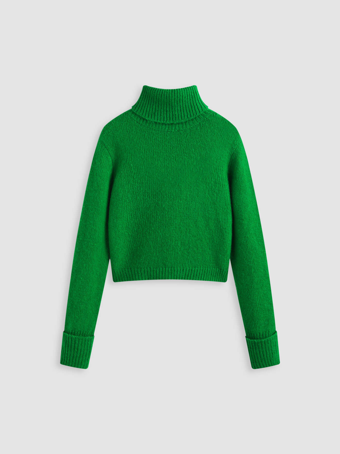 Solid Turtleneck Oversized Sweater | Cider