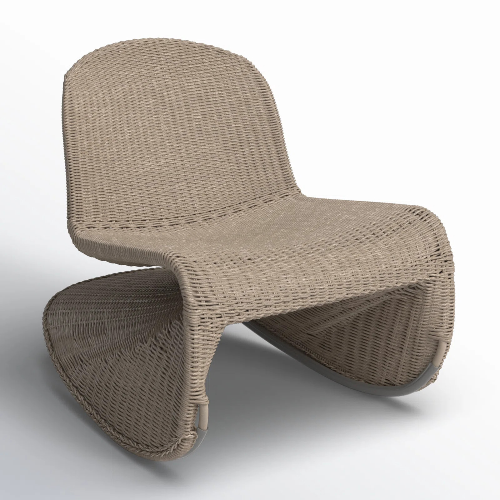 Daughtery Wicker Outdoor Armless Lounge Chair | Wayfair North America