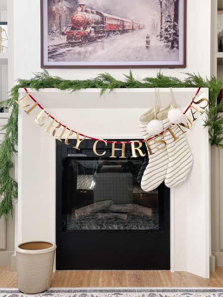 I made my own brass Merry Christmas mantle banner for $2! Try this dupe for yourself.

#LTKhome #LTKHoliday #LTKSeasonal
