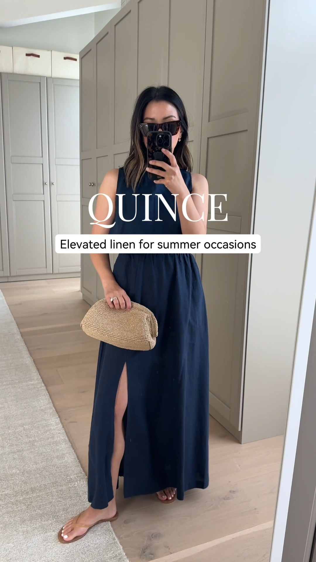 One of my favorite ways to elevate linen for summer dinners, vacation, and events. This pairing feels polished while still being incredibly comfortable. Wearing a small in both the linen tank and maxi skirt. @Quince #quincepartner

#LTKPetite