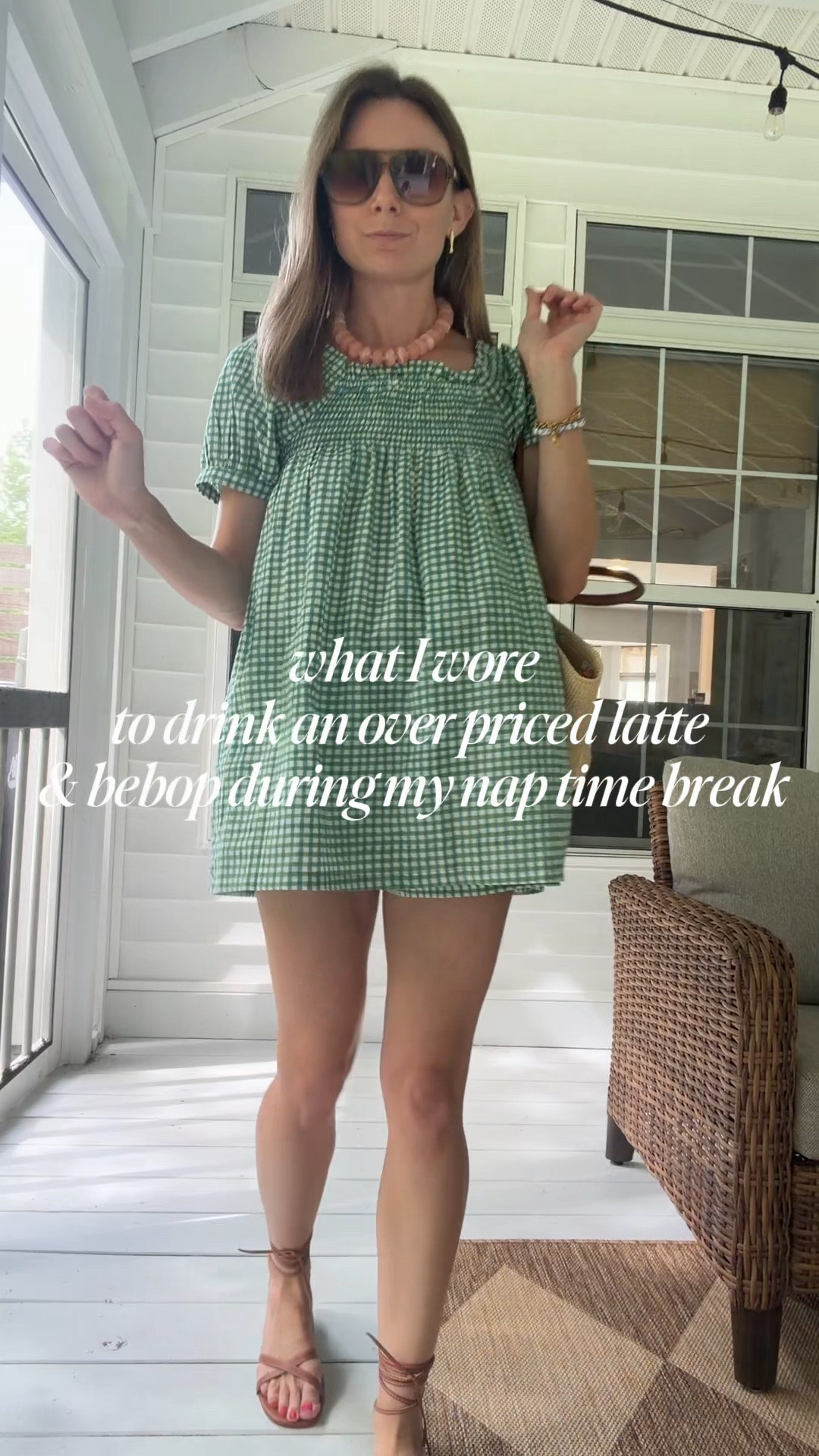 Obsessed with this darling green and blue gingham matching shorts set that is perfect for hot summer days!

Mom style, preppy style, coastal grandmother, matching set, resortwear, chic style ￼

#LTKdayinmylife #LTKootd #LTKgrwm