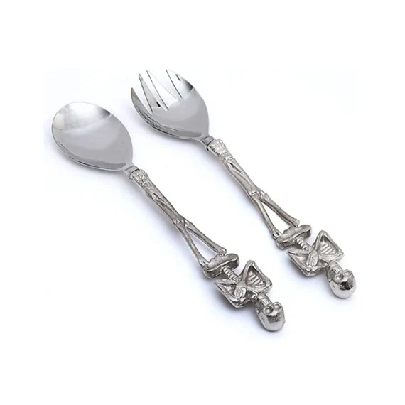 Skeleton Hands Salad Server Tongs Fork & Spoon Set by Gute  - Etsy | Etsy (US)