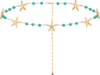 Ettika Starfish & Turquoise Belly Chain | Nordstrom | Nordstrom