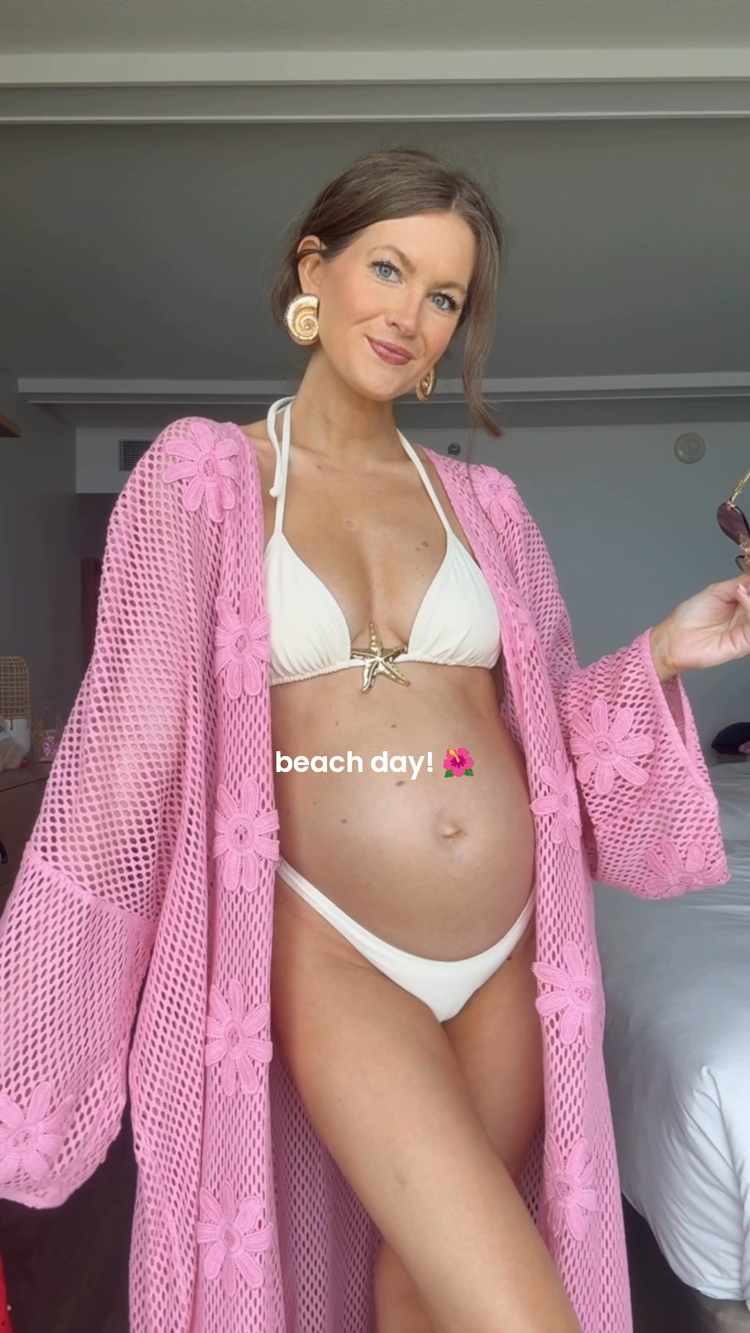 GRWM with me for a beach day in Hawaii! This is the cutest starfish bikini and cover-up!

Beach vacation outfits, beach vacation look, free people, spring break outfit, pregnancy, spring break looks 

#LTKBump #LTKSwim #LTKgrwm