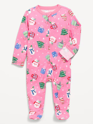 2-Way-Zip Sleep & Play Footed One-Piece for Baby | Old Navy (US)