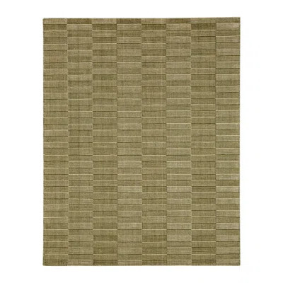 Karastan Rugs Broken Stripe Moss Area Rug | Wayfair North America