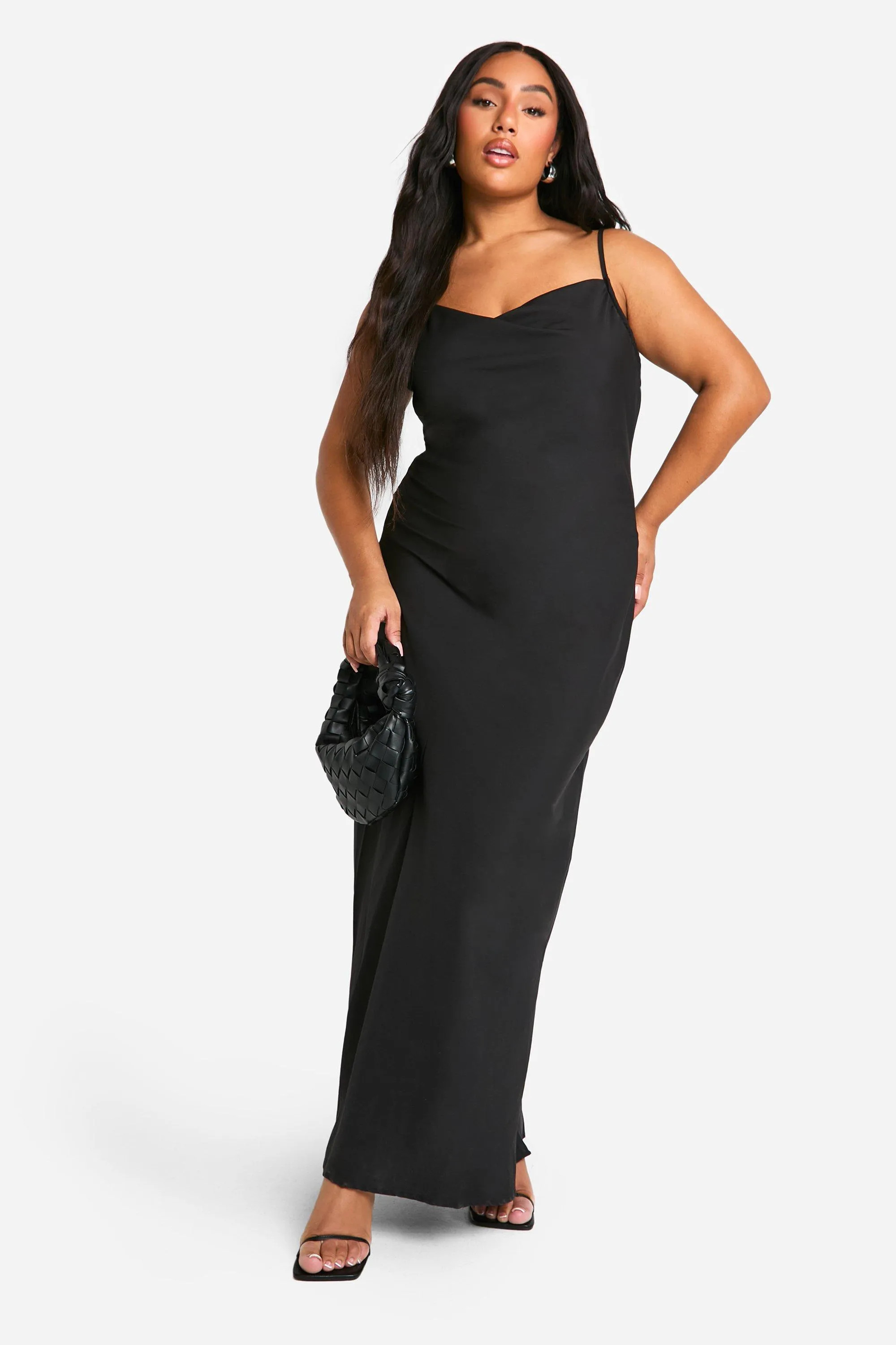 Plus Cowl Neck Maxi Dress | boohoo (US & Canada)