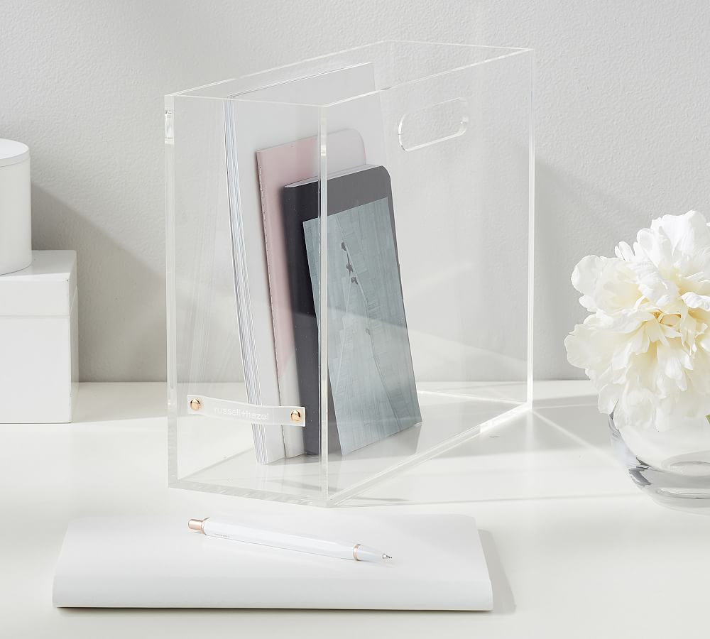Acrylic Slim File Box | Pottery Barn (US)