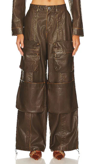 Collins Cargo Pants in Dark Brown | Revolve Clothing (Global)