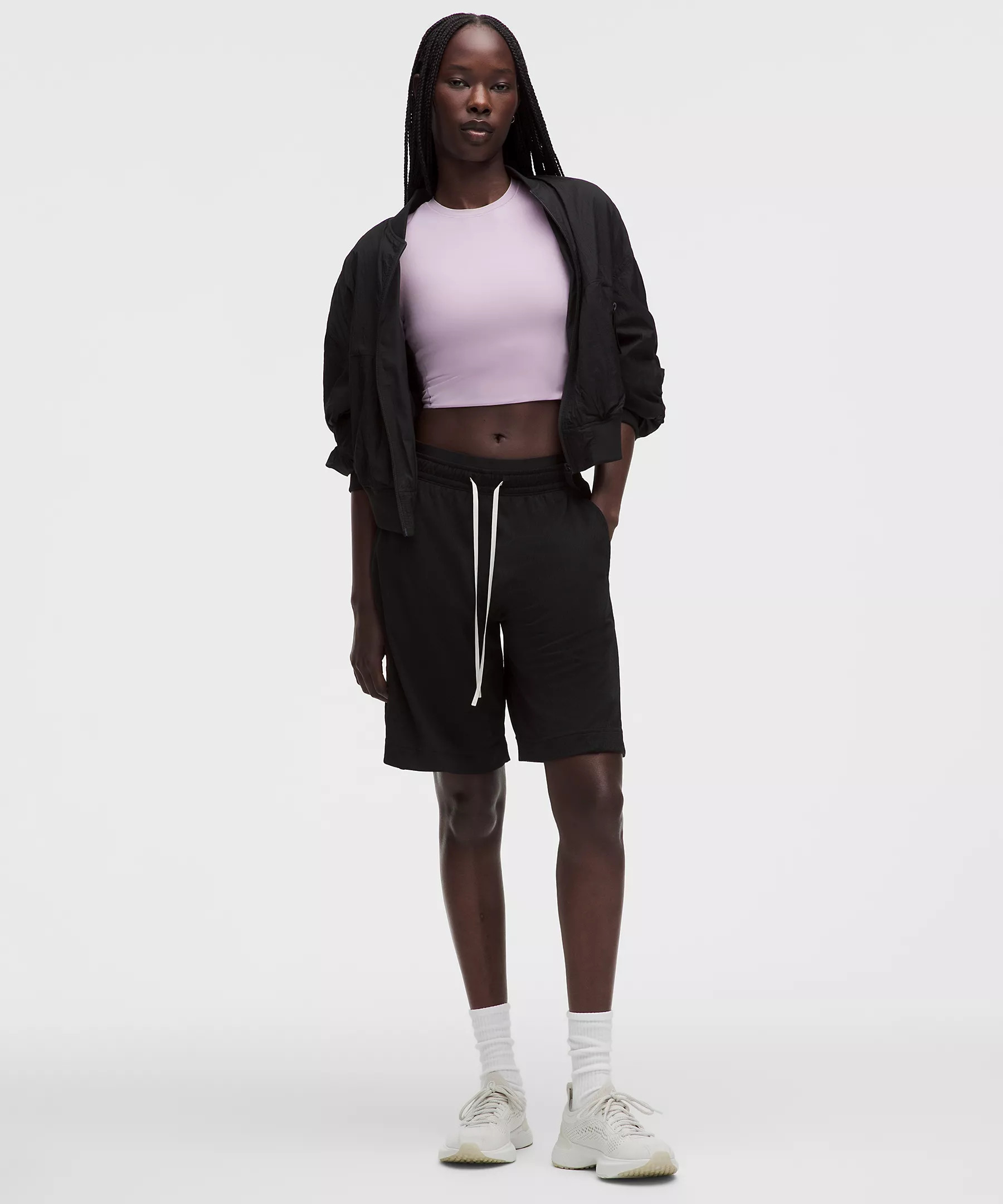 Wundermost Ultra-Soft Nulu Crewneck Cropped T-Shirt | Women's Short Sleeve Shirts & Tee's | lulul... | Lululemon (US)