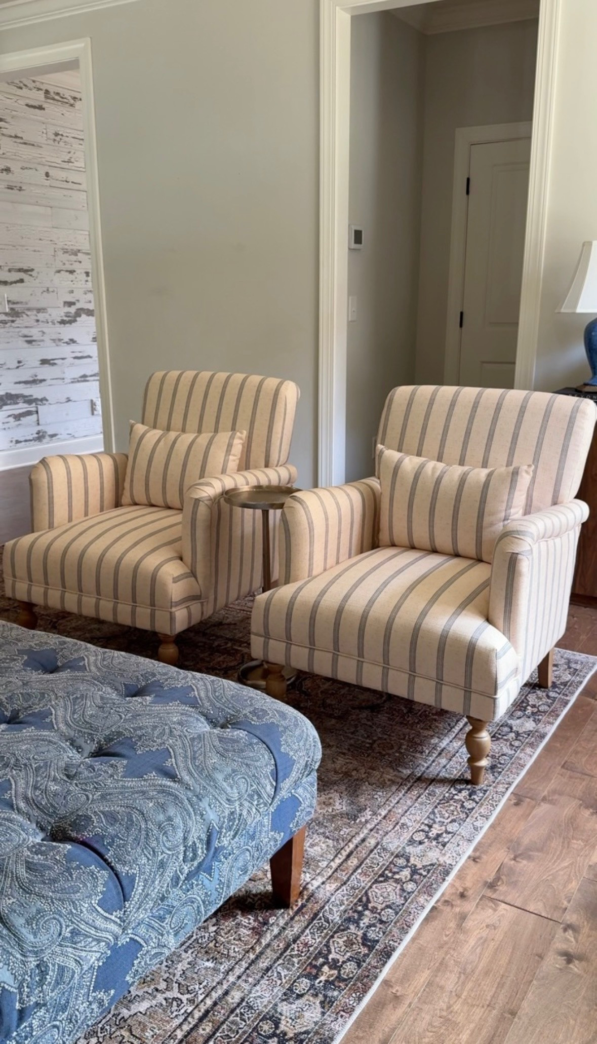 beautiful chairs in our living room! 🏡☕️☕️ 

 #LTKHome