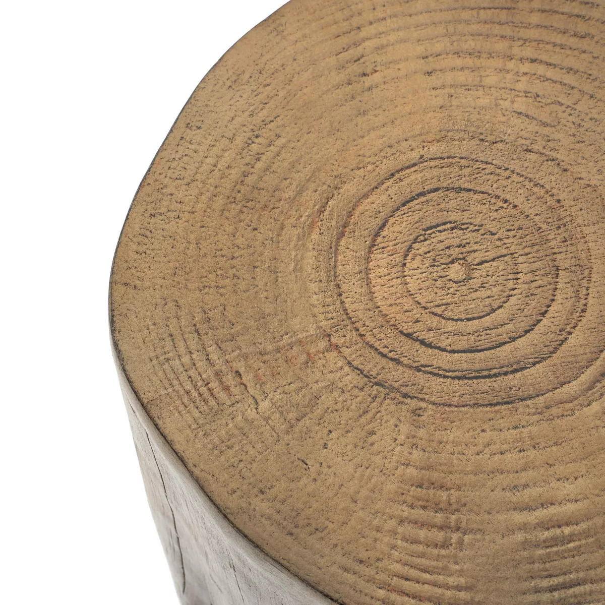 Christopher Knight Home Dorothy Outdoor Handcrafted Wood Stump Design Lightweight Concrete Side T... | Target