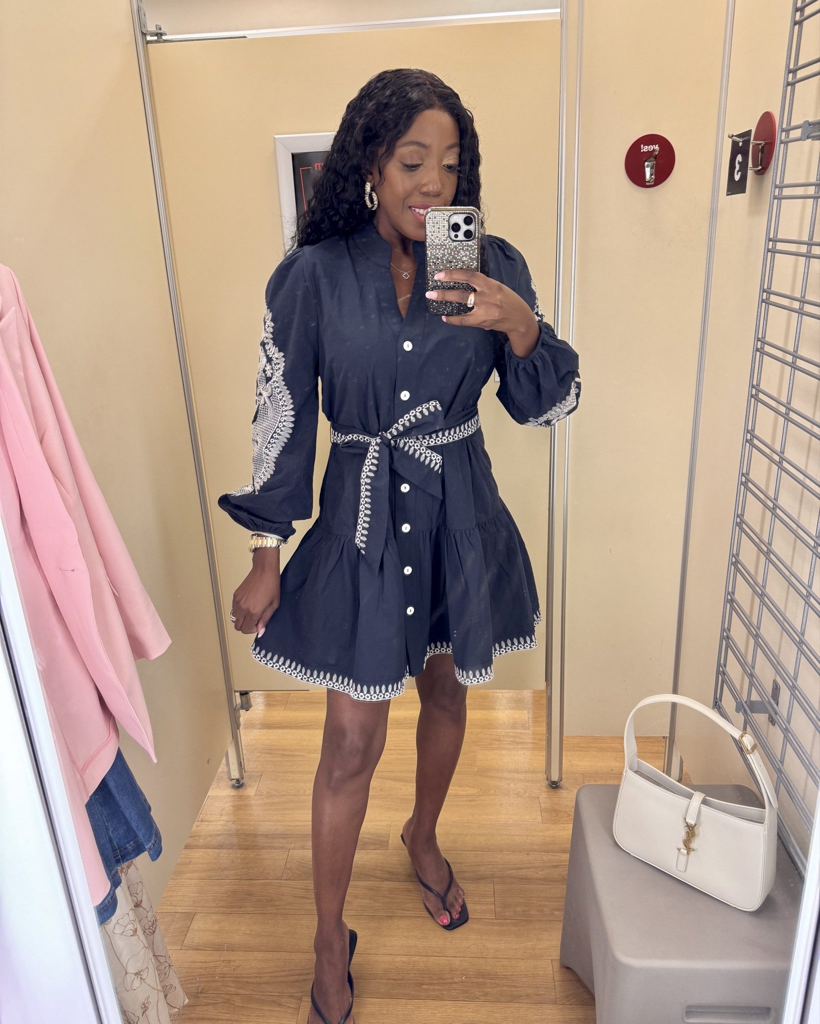 Embroidered Mini Dress
True to size. Wearing a small. 
Great for office parties, date night and evening outings 

Spring Dress, Spring Dresses, Spring Outfit, Spring Outfit 2026, Wear To Work, 

#LTKSaleAlert 



#LTKootd #LTKSaleAlert #LTKOver40