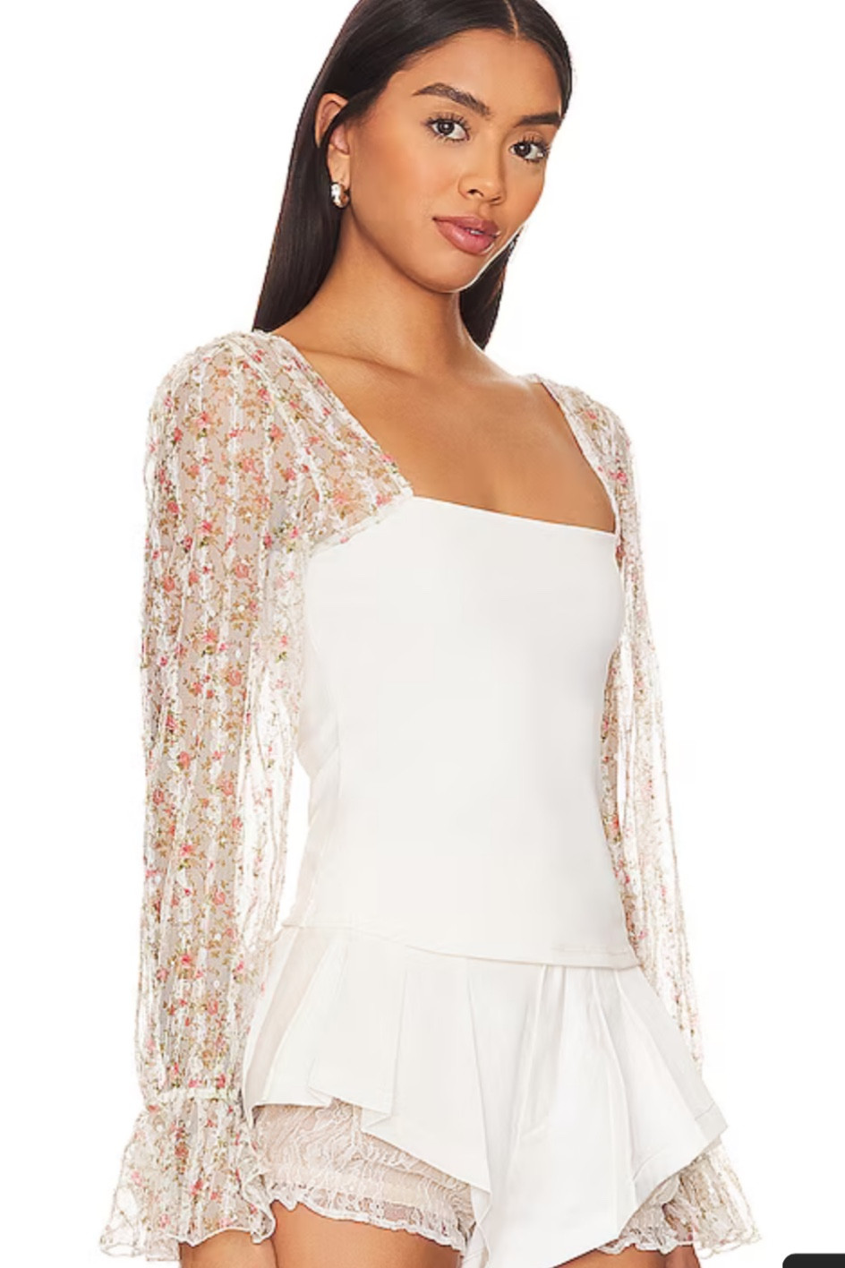 This top is STUNNING! I love the sleeve details and floral feminine pattern , Free People never disappoints!!!!!! Run for this one for spring ! #freepeople #springtop 

#LTKfindsunder100 #LTKmidsize #LTKSpringSale