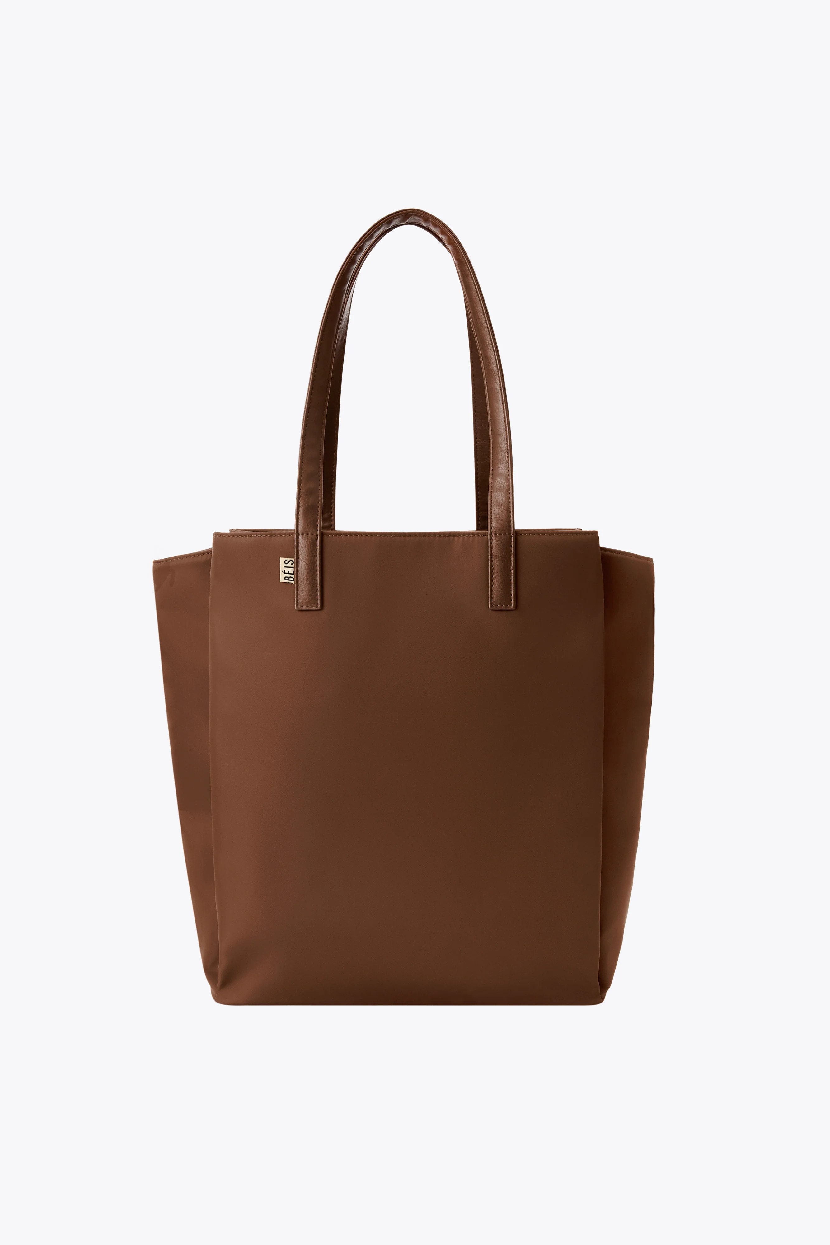 BÉIS 'The Commuter Tote' in Maple - Brown Commuter Tote For Work & Travel | BEIS