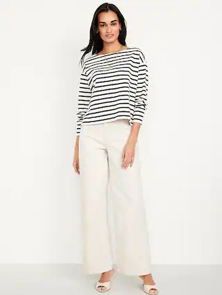 Extra High-Waisted Mariner Wide-Leg Pants | Old Navy (US)