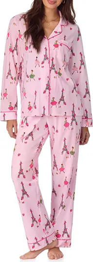 Print Stretch Jersey Pajamas | Nordstrom