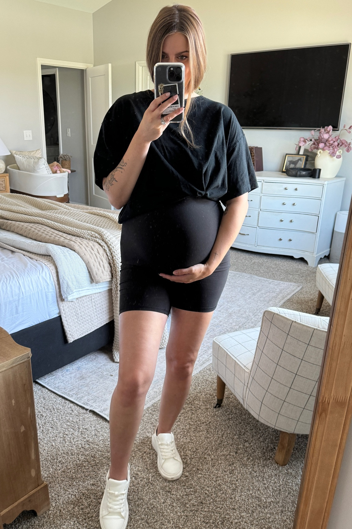 Pregnancy summer wardrobe staple is this maternity spandex jumpsuit 👏🏼

#LTKBump #LTKStyleTip #LTKBaby