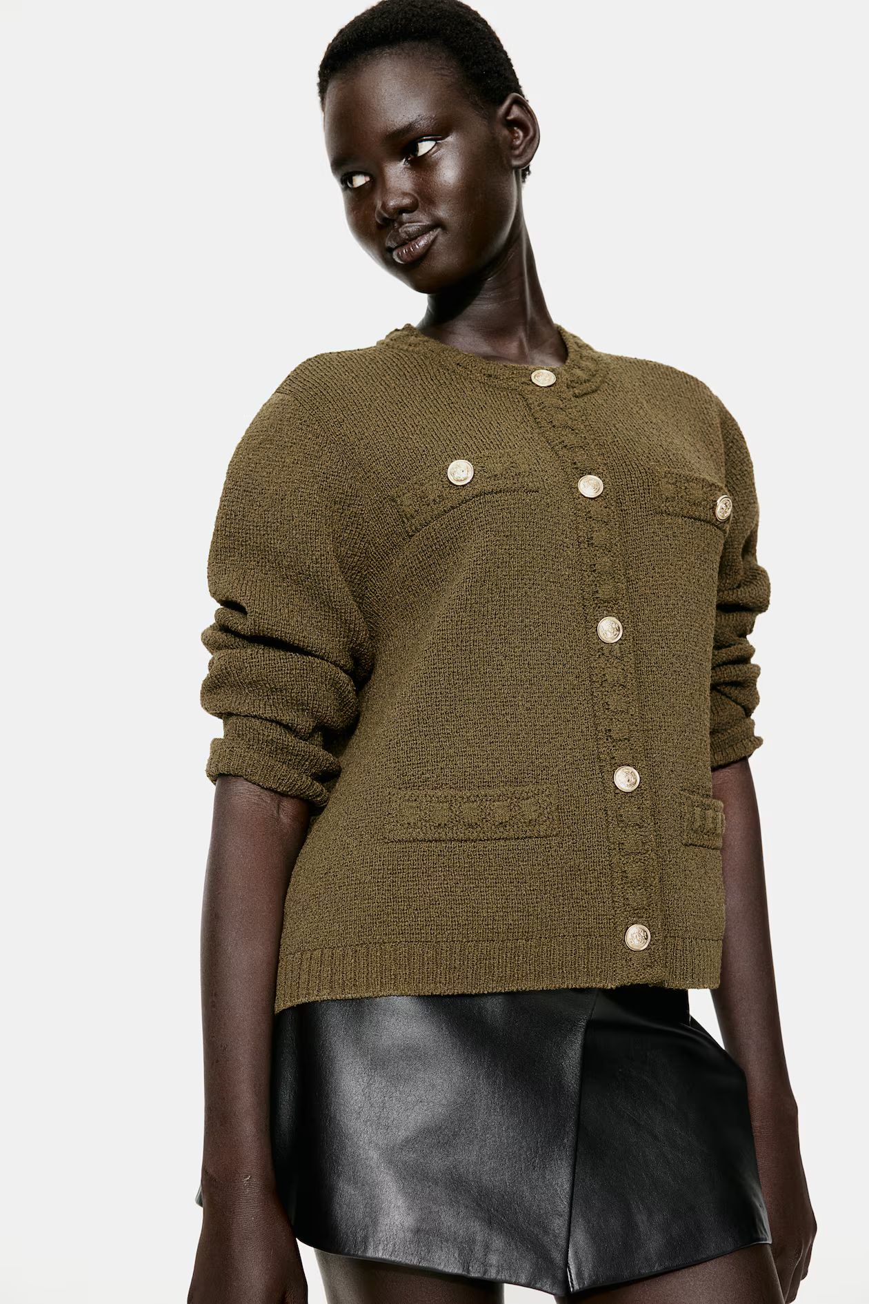 Textured-knit Cardigan | H&M (US + CA)